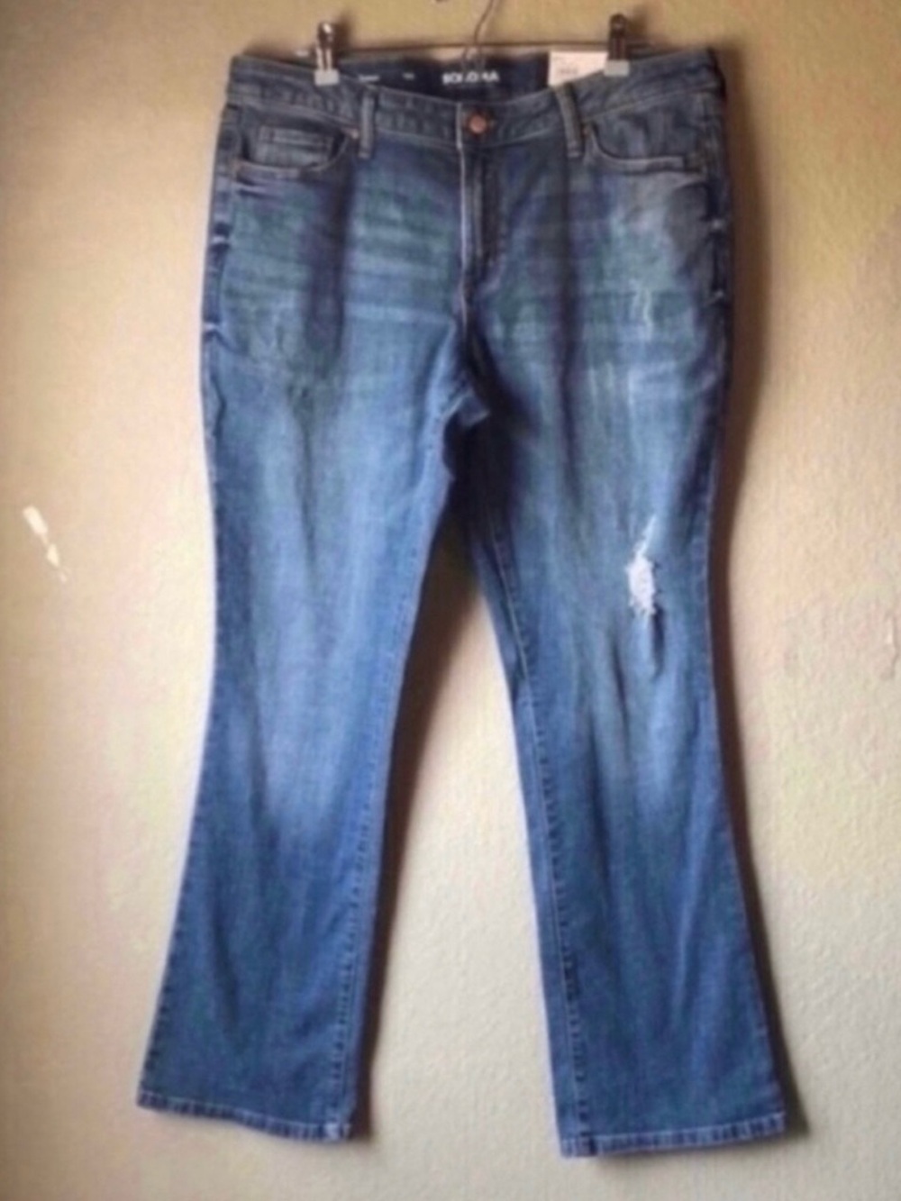 New Sonoma Jeans Women’s Mid Rise Bootcut Casual Denim Blue Jeans Size 16R
